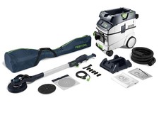 Festool Set con levigatrice a stelo + aspiratore PLANEX LHS 2-M 225 EQ/CTL36 Set