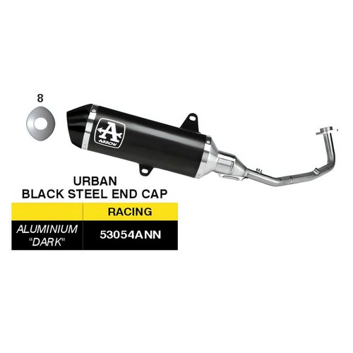 Marmitta completa arrow urban - marmitta,