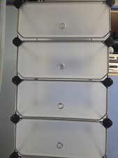 Scarpiera Modulare 4 BOX 40x30x27cm in Plastica 