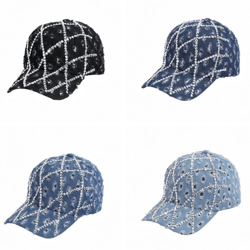 Berretto baseball glitter - da,