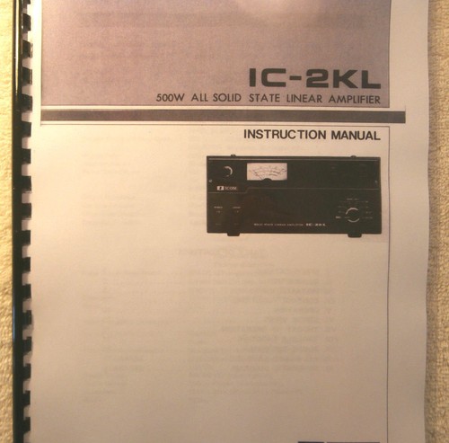 Icom 2kl manuale di - ic-2kl,