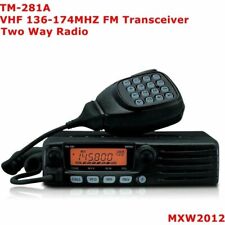 NUOVO TM-281A Ricetrasmettitore FM KENWOOD Stazione Autoradio 65W 10-50KM VHF 136-174MHZ