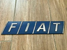 FIAT LOGO GRANDE 245MM EMBLEMA FREGIO STEMMA SCRITTA TARGHETTA BADGE PLACCA NOME