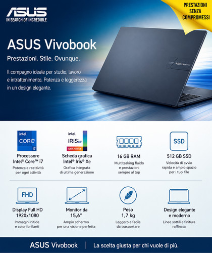 Asus notebook vivobook - asus,