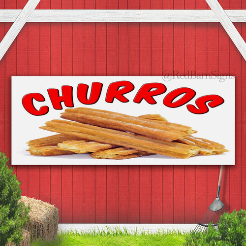 Insegna striscione churros - insegna,