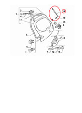 PUNTELLO AMMORTIZZATORE COFANO