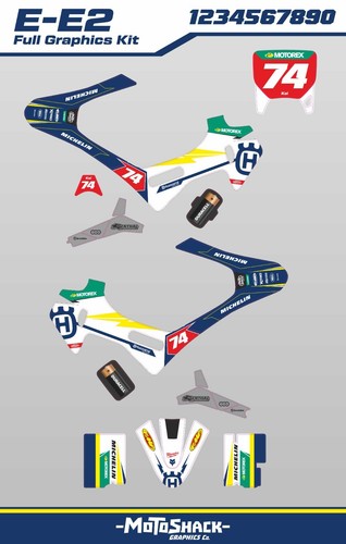 kit adesivi stickers husqvarna