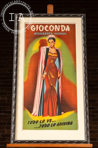 Gioconda poster litografico - |,