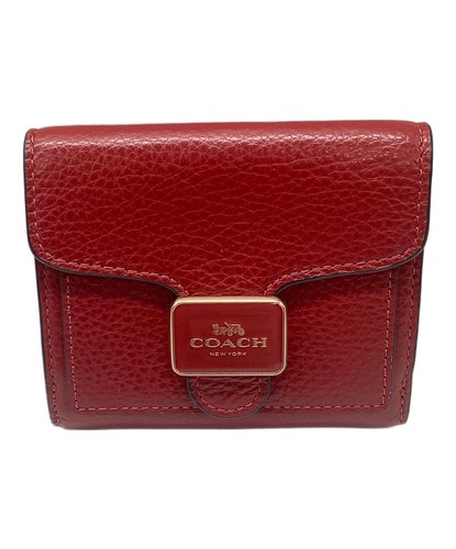 Coach portafoglio donna rosso - coach,
