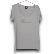 T-shirt Blumarine bianca con