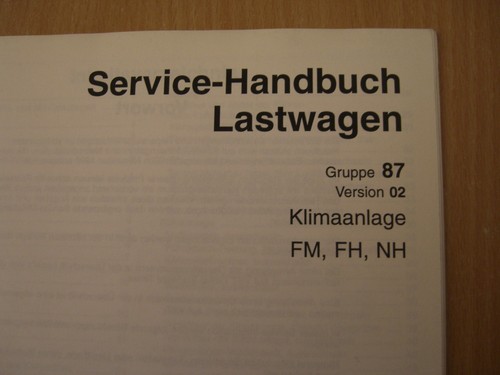 Volvo truck nh - truck, manuale
