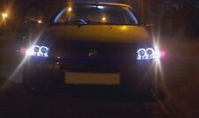 FARI FIAT PUNTO 2 ANGEL EYES CROMO A LED CELIS++ LAMPADE E FARETTI FENDINEBBIA 