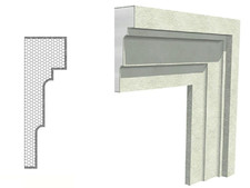 10 PEZZI CORNICE PROFILO