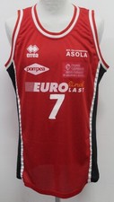 CANOTTA SHIRT JERSEY BASKET BASKETBALL ASOLA MANTOVA MILANO ITALIA XXL WORN