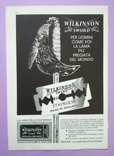 Pubblicita'Advertising Werbung Vintage WILKINSON SWORD lametta 1966  (B1)