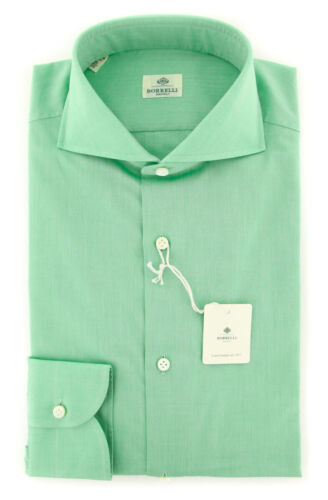 Camicia verde luigi borrelli - verde,