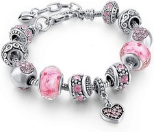 Pandora silver bracelet - bracelet, with