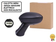 Specchietto Laterale SINISTRO Grande Punto + EVO 2005-2012 Elettrico COLORE NERO
