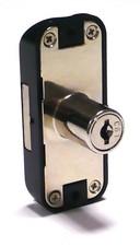 SERRATURA per Aste ROTANTI 068S per ARMADI con ANTE, Cromata, Ricambio Serrature