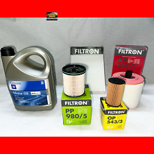 KIT TAGLIANDO OPEL ASTRA K 1.6 CDTI DIESEL 81 100 kw 5L OLIO GM 5W30 + 4 FILTRI