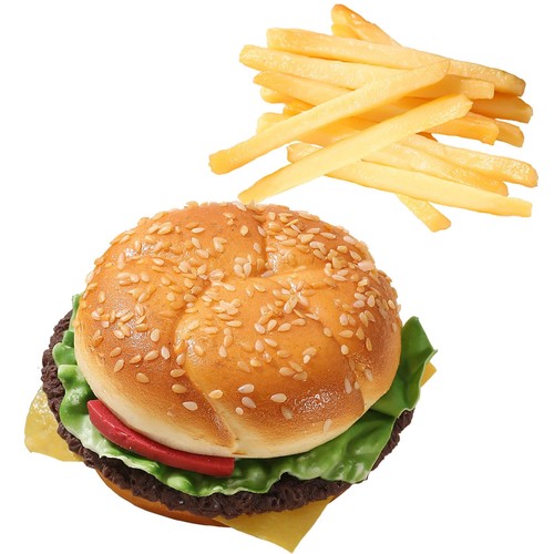 Cibo artificiale finto burger - cibo,