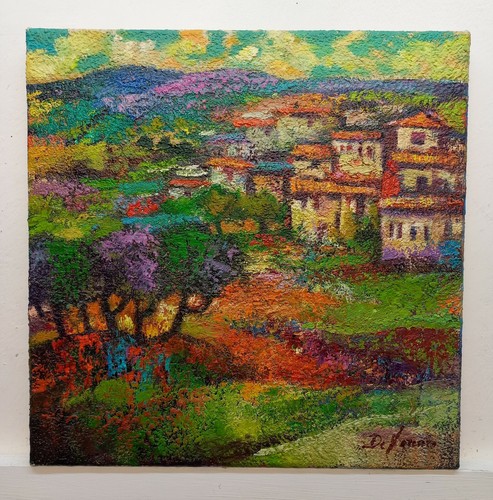 Quadro dipinto paesaggio - quadro,