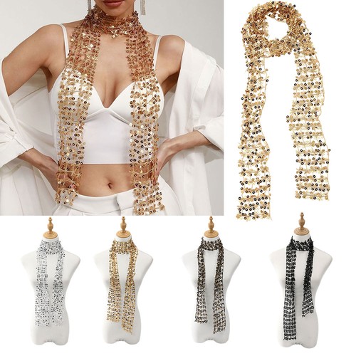 Sciarpa con paillettes - con, lucide