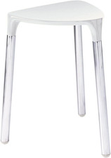 - Tabouret Plastic Blanc