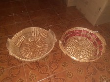 STOCK CESTI VASSOI CESTO VASSOIO IN VIMINI