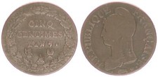 1795-1799 Francia 5 Centimes