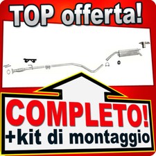 Scarico Completo per FIAT STILO 1.2 16V 2-Volumi 2001-2003 Marmitta