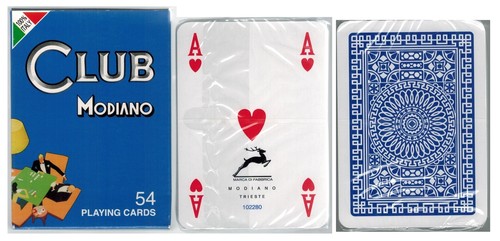 Club poker mazzo carte blu - poker,