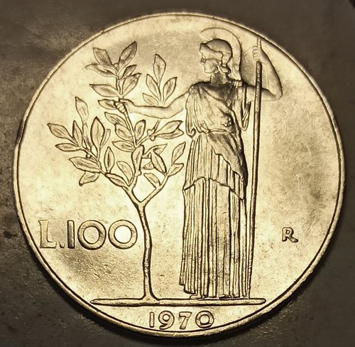 100 lire 1970 - 100, repubblica