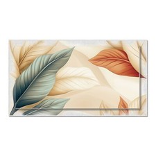 Lupia Quadro moderno Tela Cornice stampata NEWEXT 75x135 LEAVES IA 2