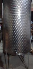 Serbatoio acciaio  Inox vino 500 L galleggiante a olio