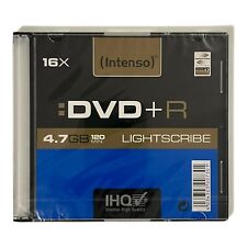 Intenso DVD+R Lightscribe vuoto 4,7 GB 120 min 1 pezzo NUOVO & IMBALLO ORIGINALE