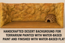 Scenario Artigianale per Terrario – Effetto Roccia Deserto