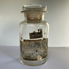 Antico Contenitore In Vetro Da