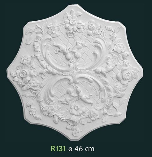 Rosone gesso bianco per - rosone,