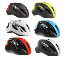 Casco bici da strada MET Strale - nero/rosso piccolo