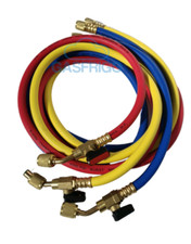 FRUSTA TUBO FLESSIBILE 5/16" SAE CON RUBINETTO GAS R410A R410 CONDIZIONAMENTO