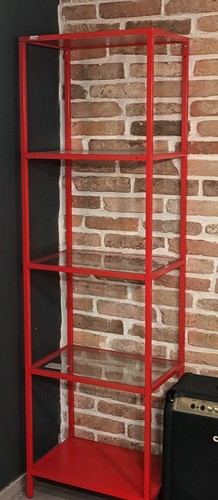 Mobiletto metallo rosso e - metallo,