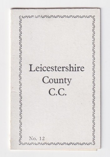 Trade card cricket team - card,