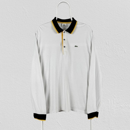 Polo bianca vintage lacoste - bianca,