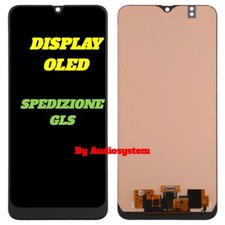 DISPLAY +TOUCH SCREEN AMOLED SAMSUNG GALAXY M30S SM-M307 NERO VETRO SCHERMO OLED