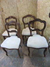 sedie Luigi Filippo in noce metà 800'