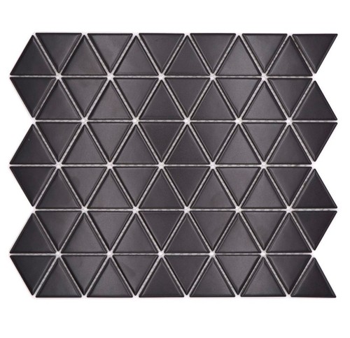 Mosaico ceramica neri opaco - mosaico, in