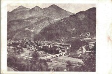 Biella Coggiola Portula panorama, strappino bordo F. piccolo  spedita 