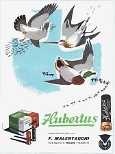 PUBBL1965 HUBERTUS CARTUCCE CACCIA CACCIATORE ANATRE UCCELLI MALENTACCHI R.LEMMI