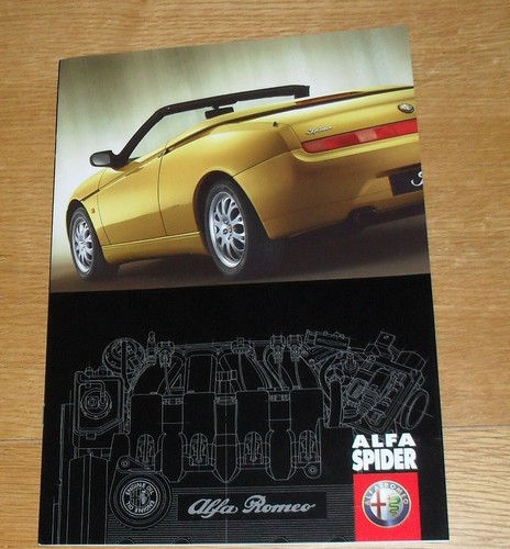 Brochure alfa romeo spider - brochure,